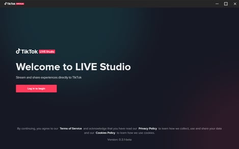 Live on TikTok on PC Software TikTok Live Studio