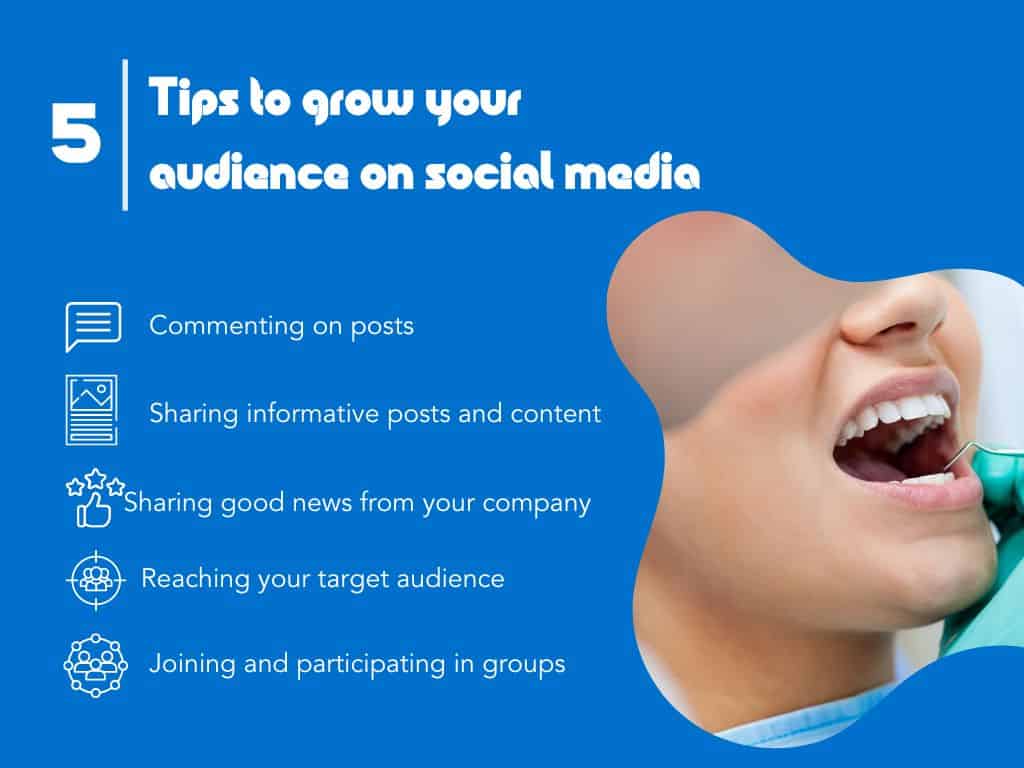 Tips to grow your audience on social media