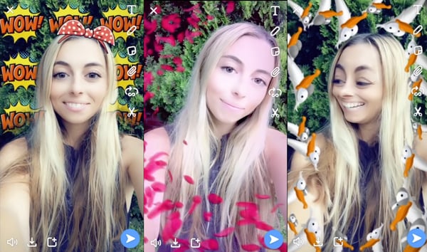 Audio Triggered Snapchat Lense 