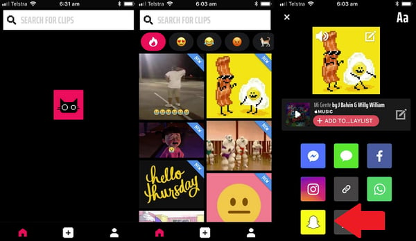 TuneMoji partnership with Snapchat