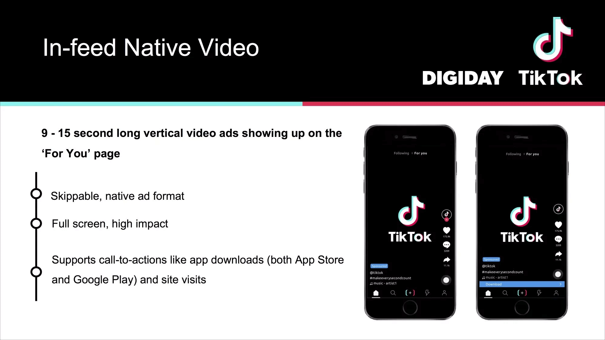 TikTok Native Video ads